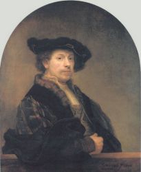 Self Portrait 27 - Rembrandt van Rijn Oil Painting