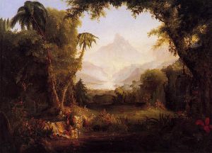 The Gardenn of Eden - Thomas Cole Oil Painting
