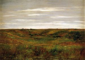 Landscape: A Shinnecock Vale - William Merritt Chase Oil Painting