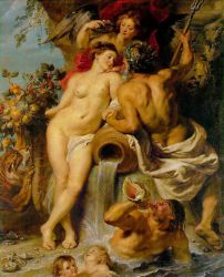 The Union of Earth and Water - Peter Paul Rubens oil painting