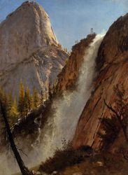 Liberty Cam, Yosemite -   Albert Bierstadt Oil Painting
