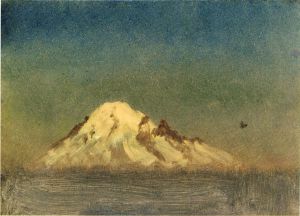 Snow-Capped Moutain -   Albert Bierstadt Oil Painting