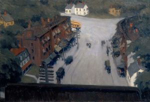 American Village - Oil Painting Reproduction On Canvas