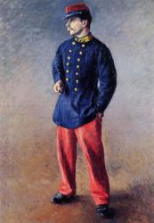 A Soldier -  Gustave Caillebotte Oil Painting