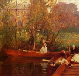 A Boating Party - Oil Painting Reproduction On Canvas