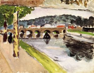 Parade aux Platanes - Henri Matisse Oil Painting