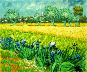 VanGogh--View of Arles with Irises