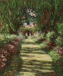 Garden path at giverny