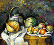 Still Life with Melons and Apples