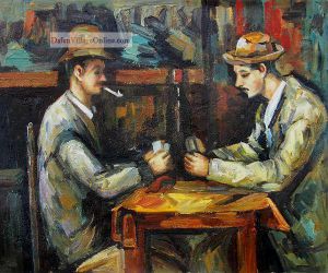 Card Players with Pipes by Paul Cezanne