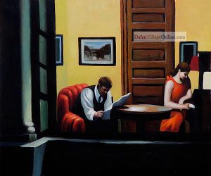 Room in New York II by Edward Hopper.