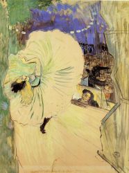 The Cartwheel - Henri De Toulouse-Lautrec oil painting