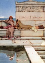Xanthe and Phaon - Sir Lawrence Alma-Tadema oil painting