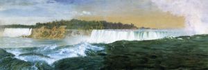 The Great Fall, Niagara -   Frederic Edwin Church Oil Painting