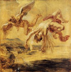 The Fall of Icarus -   Peter Paul Rubens Oil Painting