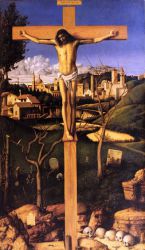 The Crucifixion -  Giovanni Bellini Oil Painting