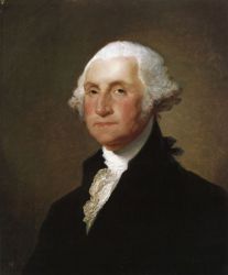 George Washington XI - Gilbert Stuart Oil Painting