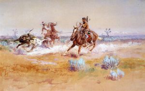 Mexico - Charles Marion Russell Oil Painting