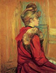 Girl in aa Fur, Mademoiselle Jeanne Fontaine - Oil Painting Reproduction On Canvas
