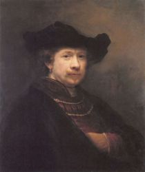 Self Portrait 16 - Rembrandt van Rijn Oil Painting