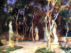 Shady Paths - John Singer Sargent Oil Painting