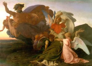 Death of Moses -   Alexandre Cabanel Oil Painting,