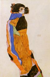 The Dancer Moa -Egon Schiele Oil Painting
