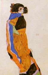 The Dancer Moa -Egon Schiele  Oil Painting