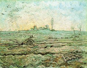 The Plough and the Harrow (after Millet) -  Vincent Van Gogh Oil Painting