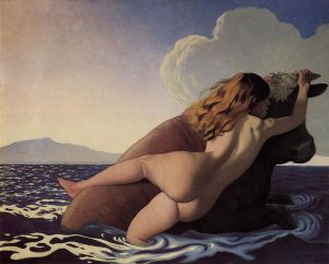 The Rape of Europa - Felix Vallotton Oil Painting