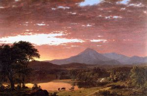 Mount Ktaadn - Frederic Edwin Church Oil Painting