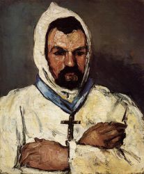 Portrait of Uncle Dominique as a Monk -   Paul Cezanne Oil Painting