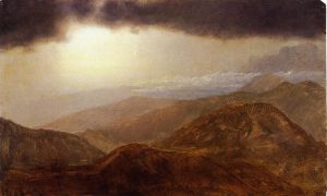 Storm in the Mountains -   Frederic Edwin Church Oil Painting