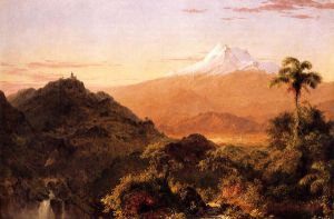 South American Landscape II -   Frederic Edwin Church Oil Painting