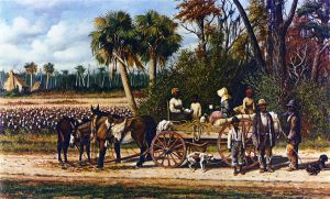 Cotton Wagon\'s Empty -  William Aiken Walker Oil Painting