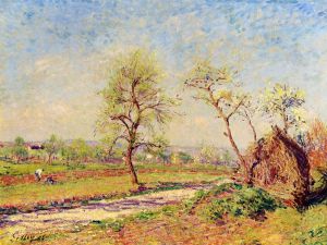 Road at Veneux -   Alfred Sisley Oil Painting