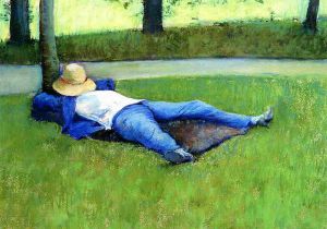The Nap -   Gustave Caillebotte Oil Painting