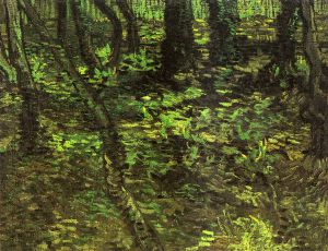 Undergrowth with Ivy -  Vincent Van Gogh Oil Painting