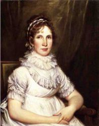 Portrait of Mrs. Isaac Bronson (nee Anna Olcott) - Oil Painting Reproduction On Canvas