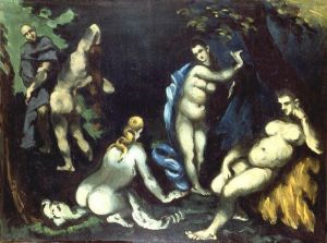 The Temptation of Saint Anthony - Paul Cezanne oil painting