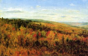 Autumn Landscape - Thomas Worthington Whittredge Oil Painting