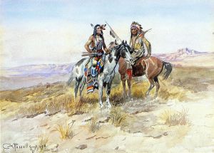 On the Prowl - Charles Marion Russell Oil Painting