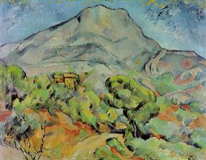 Road near Mont Sainte-Victoire - Paul Cezanne Oil Painting