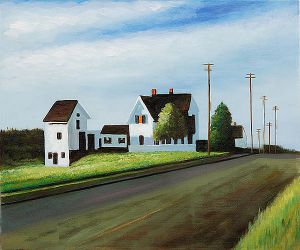 Route 6, Eastham - Edward Hopper Oil Painting