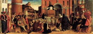 Polyptych of San Vincenzo Ferreri (predella) -  Giovanni Bellini Oil Painting