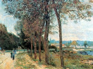 The Seine at Marly - Oil Painting Reproduction On Canvas