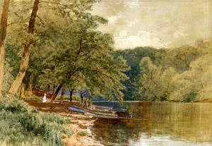 Rowboats for Hire -   Alfred Thompson Bricher Oil Painting