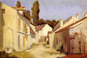 Yerres, Close of the Abbesses -  Gustave Caillebotte Oil Painting