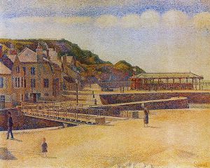 - Port-en-Bessin - by Georges Seurat