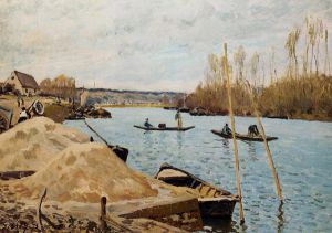 Sand Heaps - Oil Painting Reproduction On Canvas